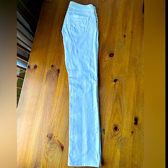 White Denim Jeans - Picture 2 of 10